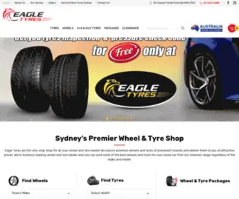 Eagletyres.com.au(Wheels & Tyres Sydney) Screenshot