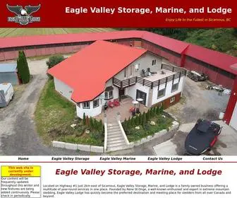 Eaglevalleylodge.com(Eagle Valley Storage) Screenshot