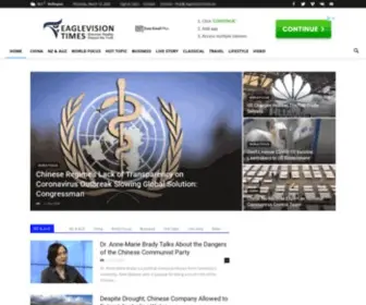 Eaglevisiontimes.com(View real) Screenshot
