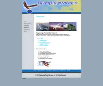 Eaglewingsfreight.com(Eaglewings Freight Services) Screenshot