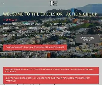 Eagsf.org(Excelsior Action Group) Screenshot