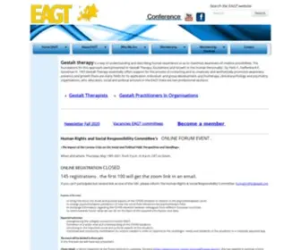 Eagt.org(EAGT European Association for Gestalt Therapy) Screenshot