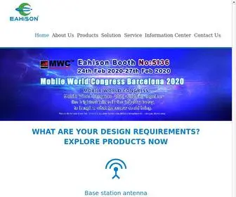 Eahison.com(Eahison Antenna Manufacturers) Screenshot