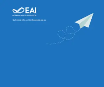 Eai-Conferences.org(EAI Conferences) Screenshot