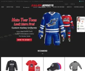 Ealerjerseys.com(Blank Hockey Jerseys) Screenshot