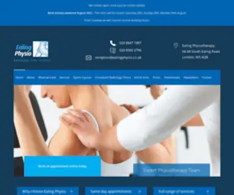 Ealingphysio.co.uk(Ealing Physio) Screenshot