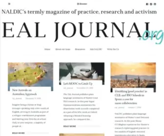 Ealjournal.org(The official blog of NALDIC) Screenshot