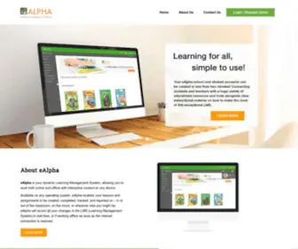 Ealpha.info(Mobile eLearning Platform) Screenshot