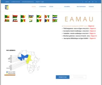 Eamau.org(Ecole Africaine des Métiers de l'Architecture et de l'Urbanisme) Screenshot