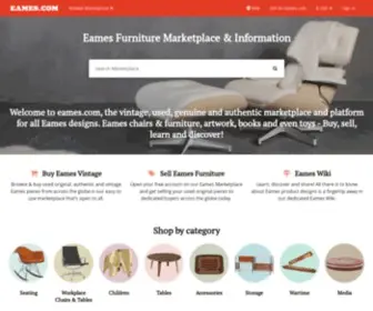 Eames.com(Eames Furniture) Screenshot