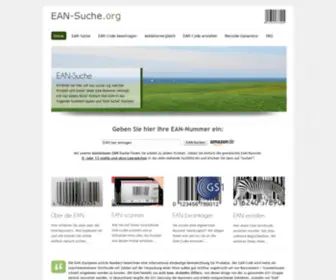 Ean-Suche.com(Ihre kostenlose EAN) Screenshot
