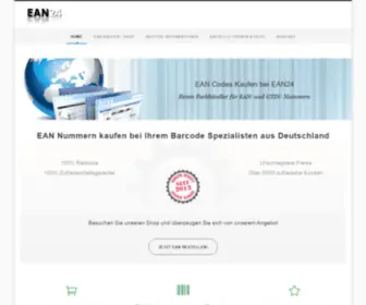 Ean24.net(EAN Codes kaufen bei EAN24) Screenshot