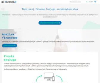 Eanaliza.pl(System obliczy wskaźniki finansowe ze sprawozdań finansowych) Screenshot