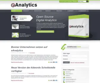 Eanalytics.de(Integrated Open Source Web Analytics) Screenshot