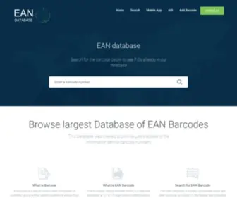 Eandatabase.com(Ean Database) Screenshot