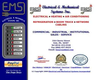 Eandmsi.com(Electrical and Mechanical) Screenshot