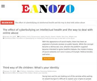 Eanozo.com(Breaking news and video) Screenshot