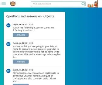 Eanswers-IN.com(Solving homework) Screenshot