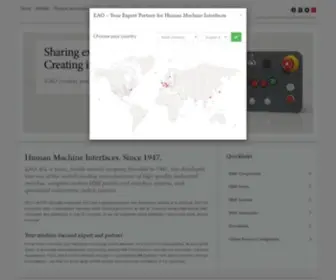 Eao.com(Human Machine Interfaces (HMI) Screenshot