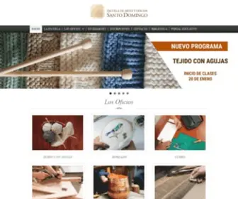 Eaosd.org(Escuela de Artes y Oficios Santo Domingo) Screenshot