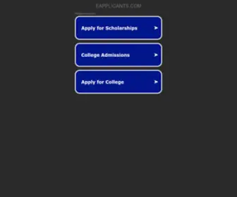 Eapplicants.com(Eapplicants) Screenshot