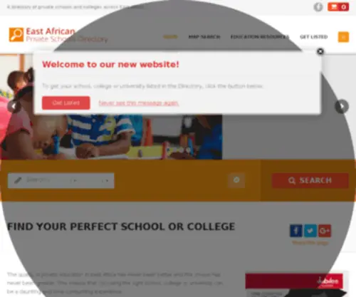 Eaprivateschools.com(The East African Private Schools Guide) Screenshot