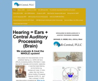 Ear-Central.com(Experts in Auditory Processing Disorders (CAPD)) Screenshot