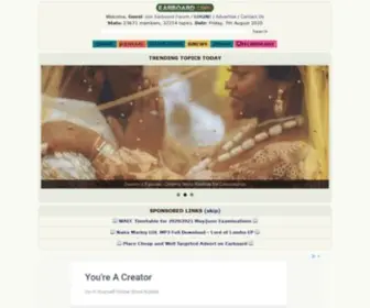 Earboard.com(Nigerian Forum for News) Screenshot