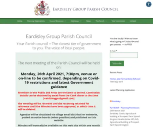 Eardisleygrouppc.org(Eardisleygrouppc) Screenshot