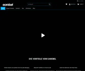 Earebel-Shop.de(Earebel der bequemste Bluetoothkopfhörer für den Sport) Screenshot