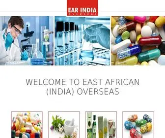 Earindia.com(East African Indian Overseas) Screenshot