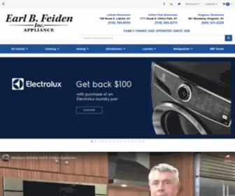 Earlbfeiden.com(Earl b. feiden appliance) Screenshot