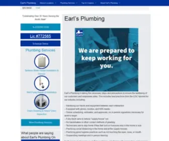 Earlsplumbing.net(Earl's Plumbing) Screenshot