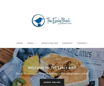 Earlybirdeatery.com(The Early Bird) Screenshot