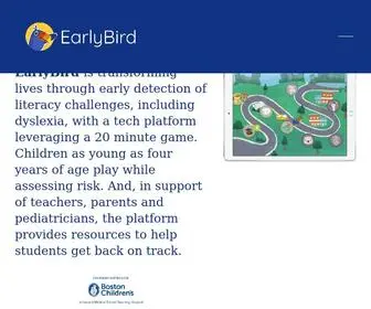 Earlybirdeducation.com(Earlybird) Screenshot