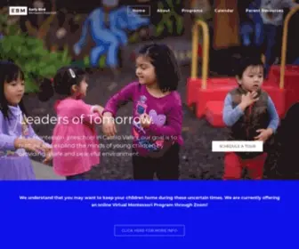 Earlybirdmontessori.com(Early Bird Montessori Preschool) Screenshot