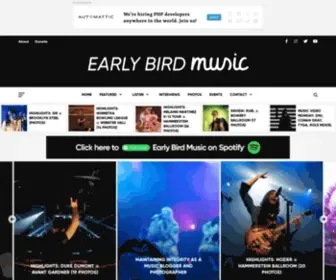Earlybirdnyc.com(Early Bird Music) Screenshot