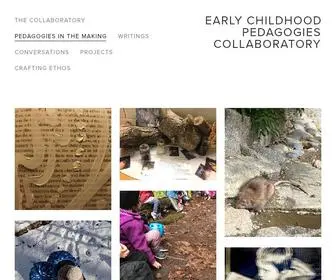 Earlychildhoodcollaboratory.net(Early Childhood Pedagogies Collaboratory) Screenshot