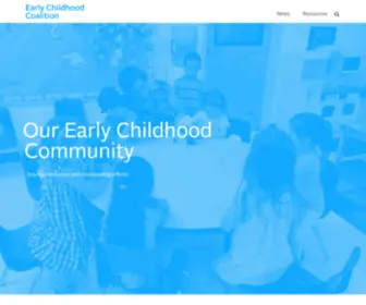 Earlychildhoodtucson.com(Early Childhood Coalition) Screenshot