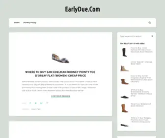 Earlydue.com(My WordPress Products Review Blog) Screenshot