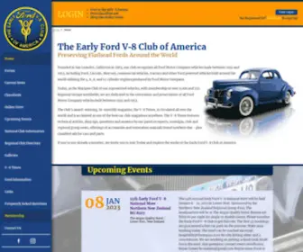 Earlyfordv8.org(Early Ford V) Screenshot