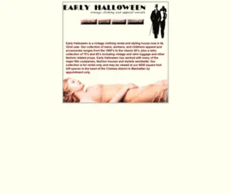 Earlyhalloween.com(Early Halloween) Screenshot