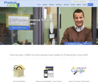 Earlyimpact.com(Shopping Cart Software ProductCart) Screenshot
