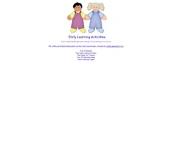 Earlylearningactivities.com(Early Learning Activities) Screenshot