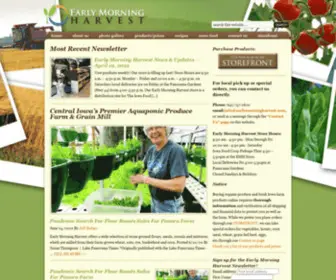 Earlymorningharvest.com(Early Morning Harvest) Screenshot