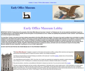 Earlyofficemuseum.com(Earlyofficemuseum) Screenshot