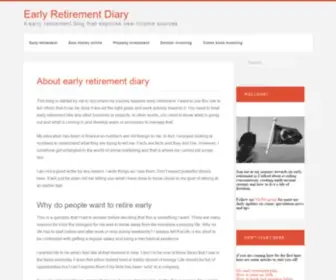 Earlyretirementdiary.com(Early Retirement Diary) Screenshot