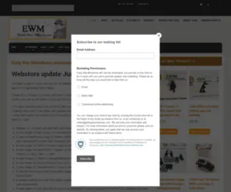 Earlywarminiatures.com(EWM) Screenshot