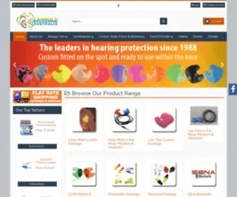 Earmold.com.au(Earmold Australia) Screenshot