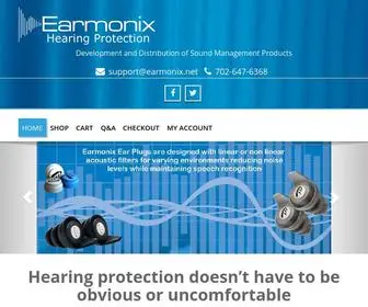 Earmonix.net(Earmonix Hearing Protection) Screenshot